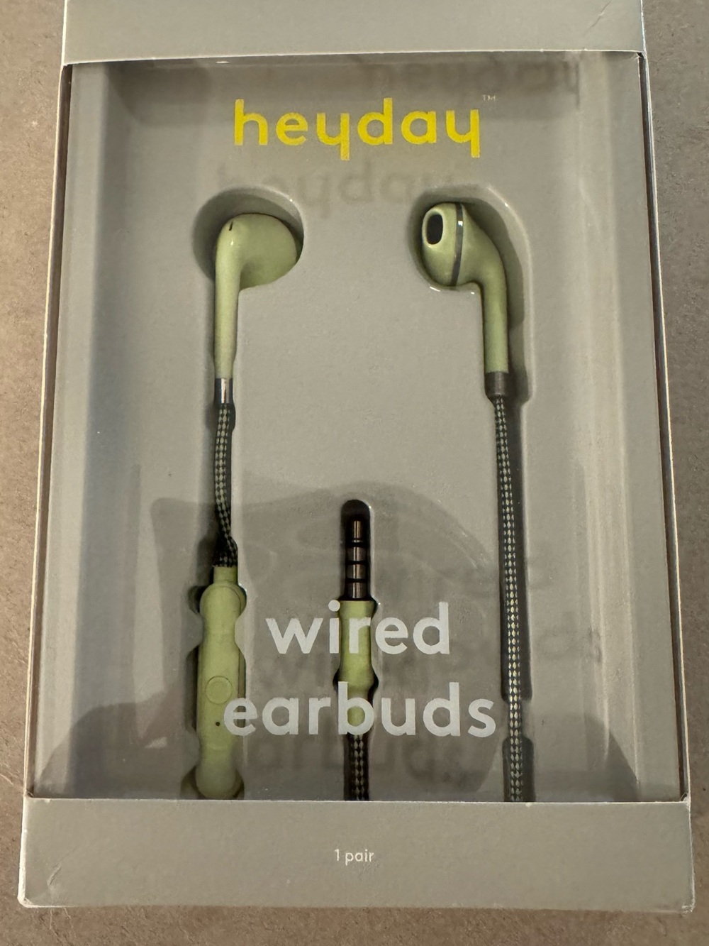 5 sets of heyday Wired Earbuds with In-Line Mic